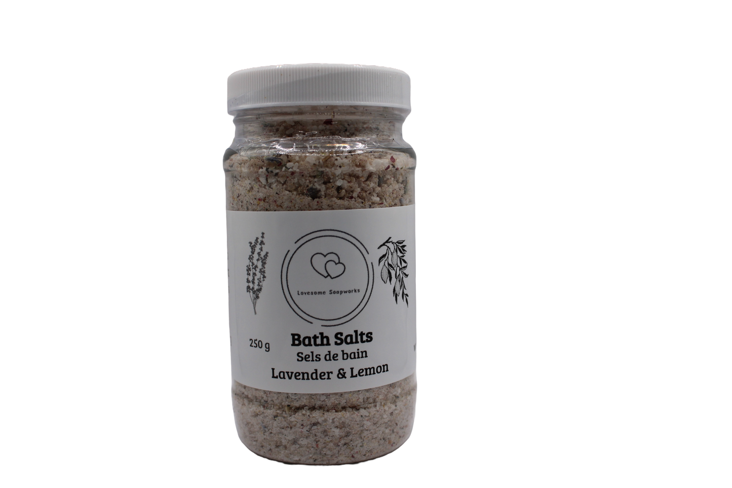 Lavender & Lemon Herbal Bath Salts