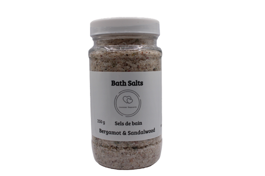 Bergamot & Sandalwood Herbal Bath Salts