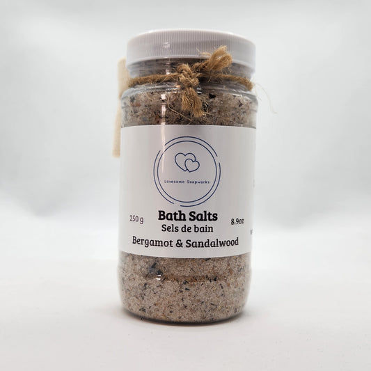 Bergamot & Sandalwood Herbal Bath Salts