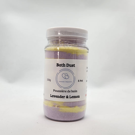Lavender & Lemon Bath Dust