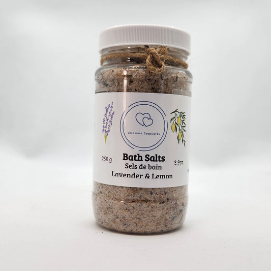 Lavender & Rosemary Herbal Bath Salts