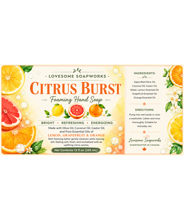 Foaming Soap Citrus Burst