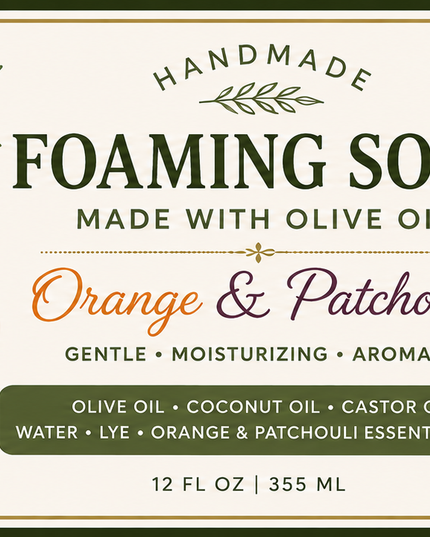Foaming Soap Orange Patchouli