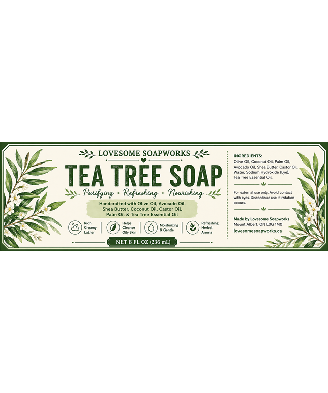 Tea Tree Liquid Soap/Body Wash